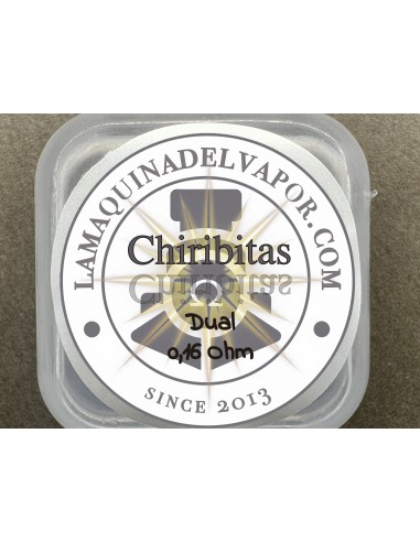 Resistencia Artesana Chiribita 0.16 ohm Dual
