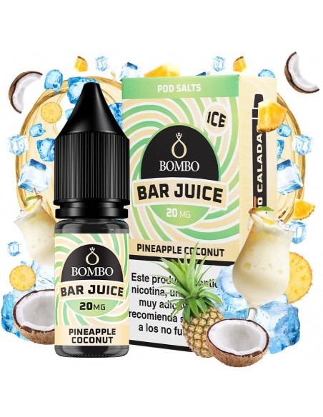 Bar Juice Nic Salt by Bombo Pineapple Coconut Ice 10ml