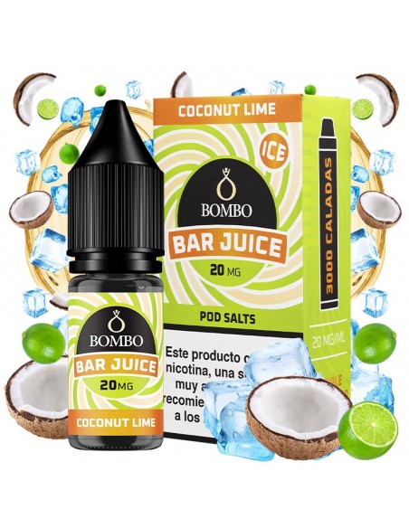 Bar Juice Nic Salt by Bombo Coconut Lime Ice 10ml