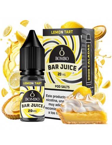 Bar Juice Nic Salt by Bombo Lemon Tart 10ml