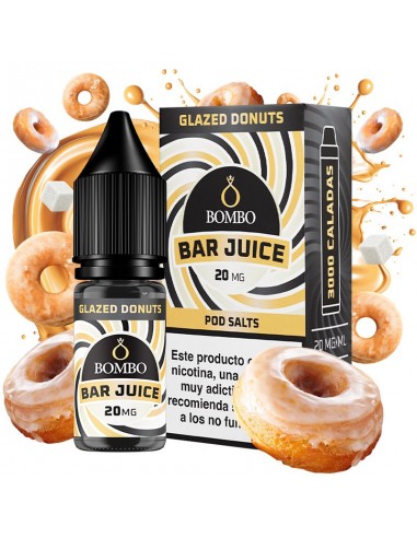 Bar Juice Nic Salt by Bombo Glazed Donuts 10ml