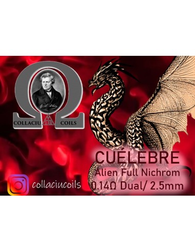 Resistencia Artesana Collaciu Coils Cuelebre 0.14 ohm Dual