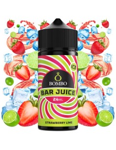 Aroma Longfill Bombo Bar Juice Strawberry Lime Ice 24ml/120