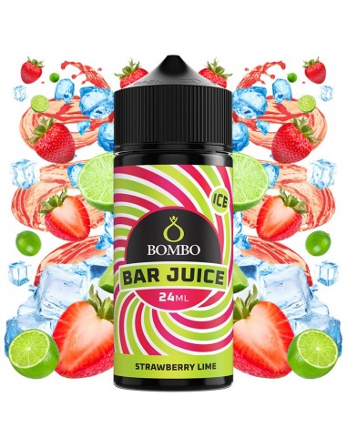 Aroma Longfill Bombo Bar Juice Strawberry Lime Ice 24ml/120