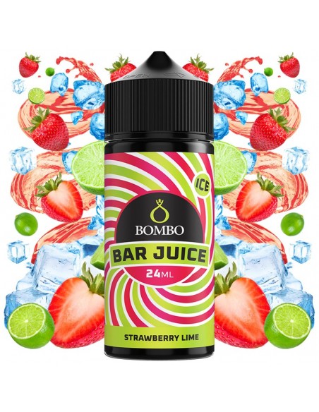 Aroma Longfill Bombo Bar Juice Strawberry Lime Ice 24ml/120