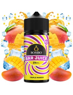 Aroma Longfill Bombo Bar Juice Triple Mango Ice 24ml/120