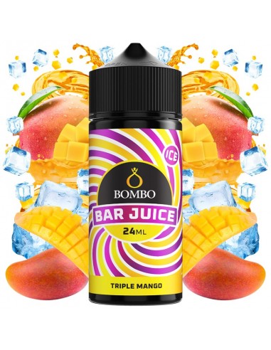 Aroma Longfill Bombo Bar Juice Triple Mango Ice 24ml/120