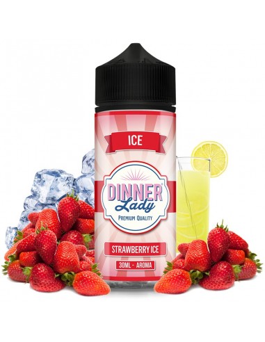 Aroma Longfill Dinner Lady Strawberry Ice 30ml/120