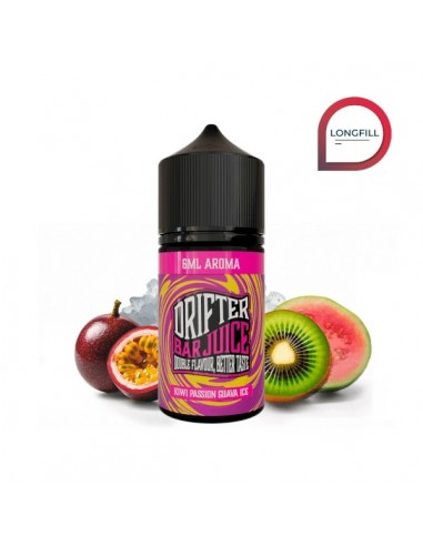 Aroma Longfill Drifter Bar Juice Kiwi Passion Guava Ice 6ml/30