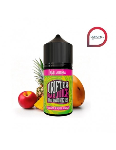 Aroma Longfill Drifter Bar Juice Pineapple Peach Mango 6ml/30