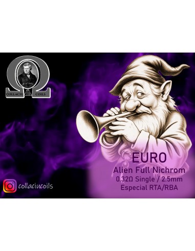 Resistencia Artesana Collaciu Coils Euro 0.32ohm Single 2.5mm