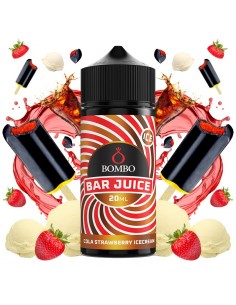 Aroma Longfill Bombo Bar Juice Cola Strawberry Ice Cream 20ml/120