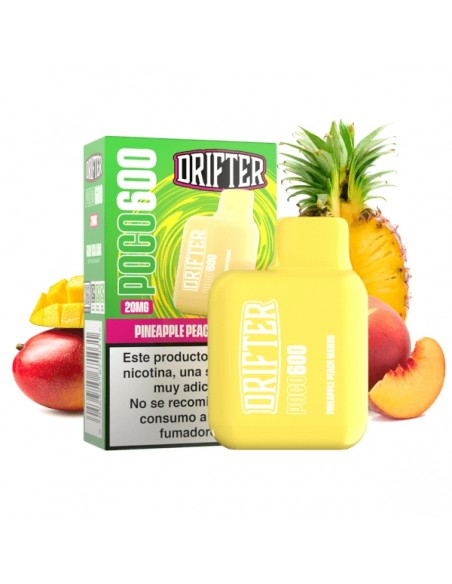 Drifter Desechable Poco 600 Puff Pineapple Peach Mango 20mg