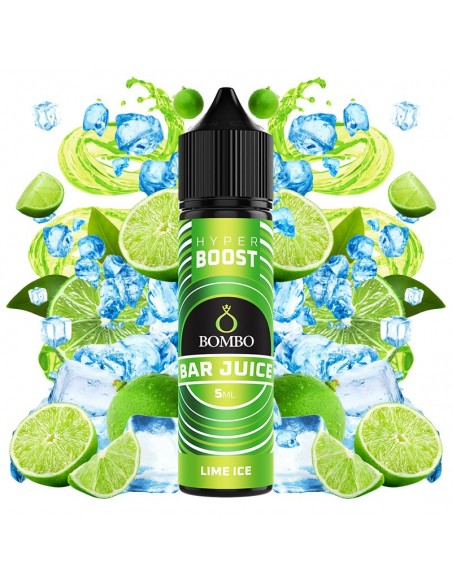 Aroma Longfill Bombo Bar Juice Hyper Boost Lime Ice 5ml/60
