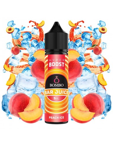 Aroma Longfill Bombo Bar Juice Hyper Boost Peach Ice 5ml/60