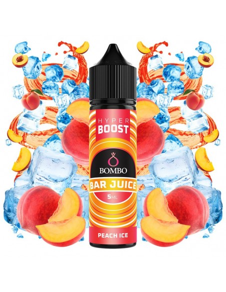 Aroma Longfill Bombo Bar Juice Hyper Boost Peach Ice 5ml/60
