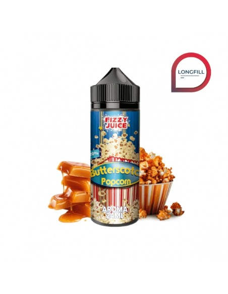 Aroma Longfill Fizzy Juice Butterscotch Popcorn 24ml/120
