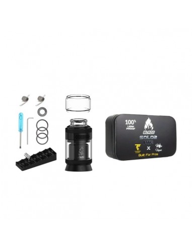 Thunderhead Blaze Solo 2 RTA Matte Gun Metal